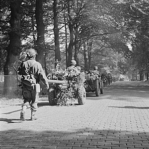 The British Airborne Division at Arnhem and Oosterbeek in Holland BU1091
