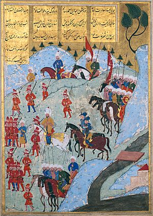 The Ottoman Army Marching On The City Of Tunis In 1569 Ce