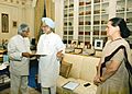 The President Dr. A.P.J Abdul Kalam authorizing the Prime Minister designate Dr. Manmohan Singh to form the next Government in New Delhi on May 19, 2004