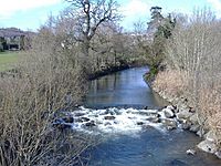 The River Rhymney, at Ystrad Mynach - geograph.org.uk - 372457
