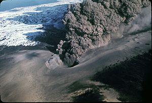 Ukinrek eruption 1977