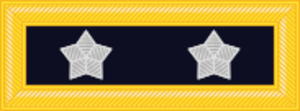 Union Army major general rank insignia