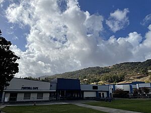 View from Foothill High School's "Quad"