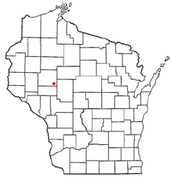 Location of Edson, Wisconsin