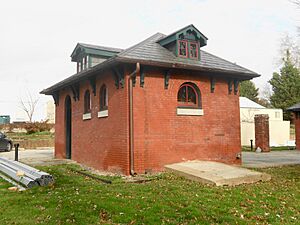 Western Centennial Comfort Station from SW