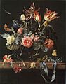 Willem van Aelst - Vase of Flowers - 1658