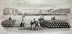 Woolwich, Royal Arsenal, J Hinchcliff 1841 LMA