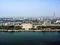 0322 Pyongyang Turm der Juche Idee Aussicht