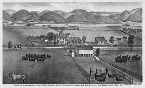 1877 Farm Print Cockayne Farm