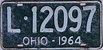 1964 Ohio license plate.JPG