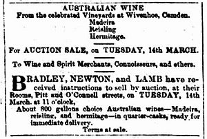 Ad for wine 1876