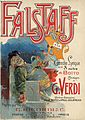 Adolfo Hohenstein - Poster for first French production of Giuseppe Verdi's Falstaff