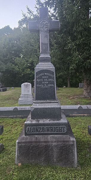 Alonzo Wright grave site