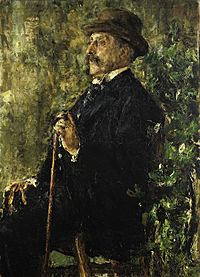 Antonio Mancini - Portrait of John Lowell Gardner