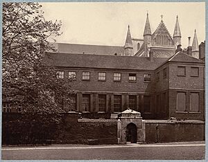 Ashburnham House exterior London by Henry Dixon 1880