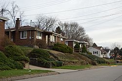 Residential neighborhood on Berry Street
