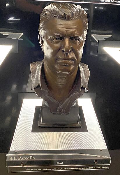 Bill Parcells HOF Bust