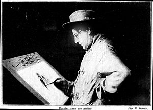 Bmr 41 jl forain dans son atelier l'illustration 17 fev 1923.jpg