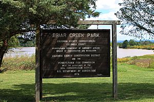Briar Creek Park sign