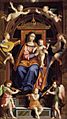 Brooklyn Museum - Madonna and Child Enthroned with Angels - Workshop of Bernardino Luini