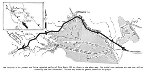 CA Route 152 Realignment 1963