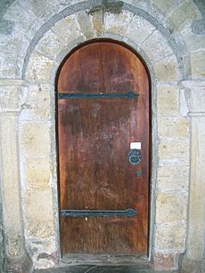 Cedar of Lebanon door, Stobo Kirk