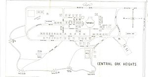 Central Oak Heights Map -1
