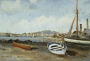 Charles Blomfield, Mechanics Bay Painting.jpg