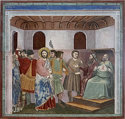Christ before Caiaphas - Capella dei Scrovegni - Padua 2016