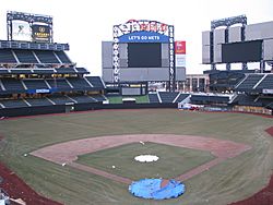 Citi Field, nearly completed in February 2009