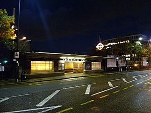 Cockfosters tube at night