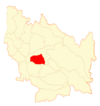 Location of the commune of Chillán Viejo in the Ñuble Region