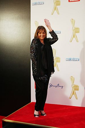 Denise Drysdale at the 2011 Logie Awards