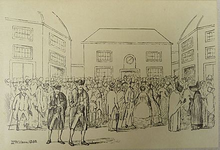 Drawings of Quakers by J J Willson - 2