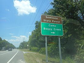 EB FL 44; Seminole SF & Camp Boggy Creek