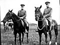 EML and Pershing on horsebackmed