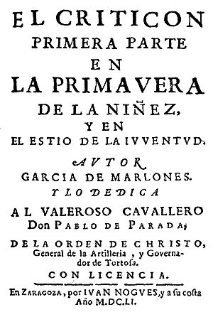 El Criticon 1651
