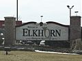 Elkhorn Wisconsin Welcome Sign