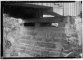 FOUNDATION AT EAST END OF BRIDGE - Big Bear Creek Covered Bridge, Allsboro, Colbert County, AL HABS ALA,17-ALBO.V,2-2