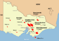 Feb 7 09 vic bushfires map