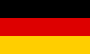 Flag of Germany: A horizontal tricolour of black, red and gold