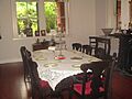 Formal dining table at Bellamy Mansion, Wilmington, NC IMG 4300