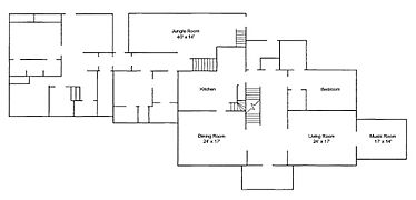 Graceland Memphis TN Floorplan 1st Floor