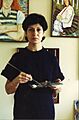 Guity Novin in her Studio at Kingston Ontario