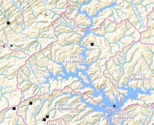 HUC 031300010702 - Thompson Creek-Chestatee Riverf