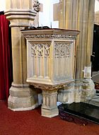 Holy Trinity Barnstaple pulpit