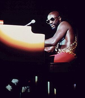 Isaac Hayes at the 1973 PUSH Black Expo
