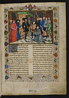 Jacques de Guise, Chroniques de Hainaut, frontispiece, KBR 9242