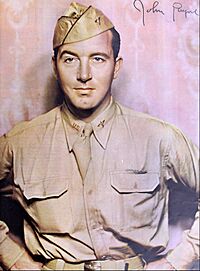 John Payne in uniform 1943