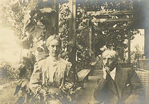 Leonard Ochtman and Mina Fonda Ochtman at Byrdcliffe, Woodstock, NY
